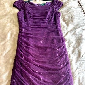 Ralph Lauren Evening Sequin Dress Size 10